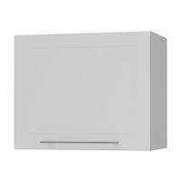 KLAPPHÄNGESCHRANK Kvantum W8/60 Weiß Matt / Grau Matt 60 / 32,5 / 50cm - Weiß/Grau, Holz/Holzwerkstoff (60/50/32.5cm) - Feldmann-Wohnen