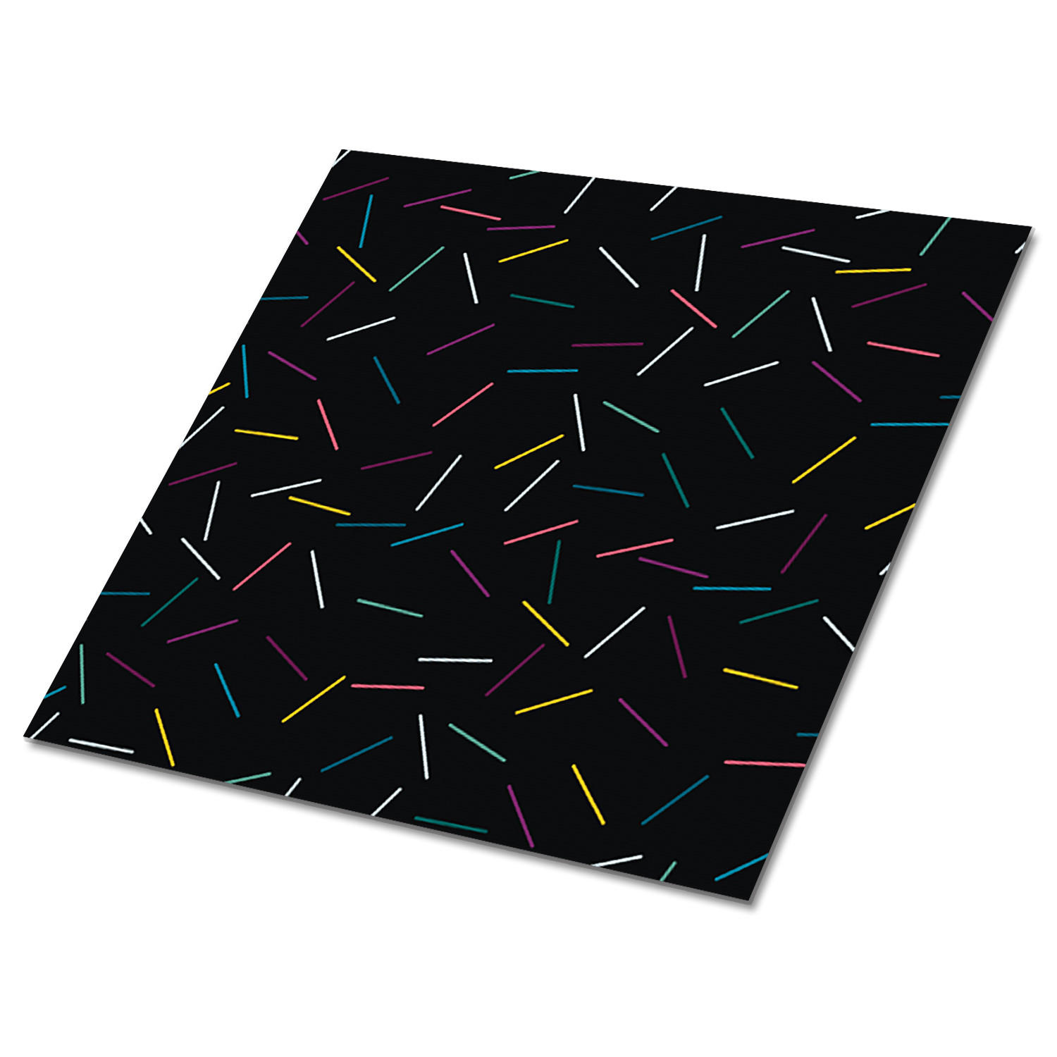 FLIESENAUFKLEBER 9 Stück 30x30 cm selbstklebend Bunte Linien - Multicolor, Textil (30/1.6/30cm) - TULUP