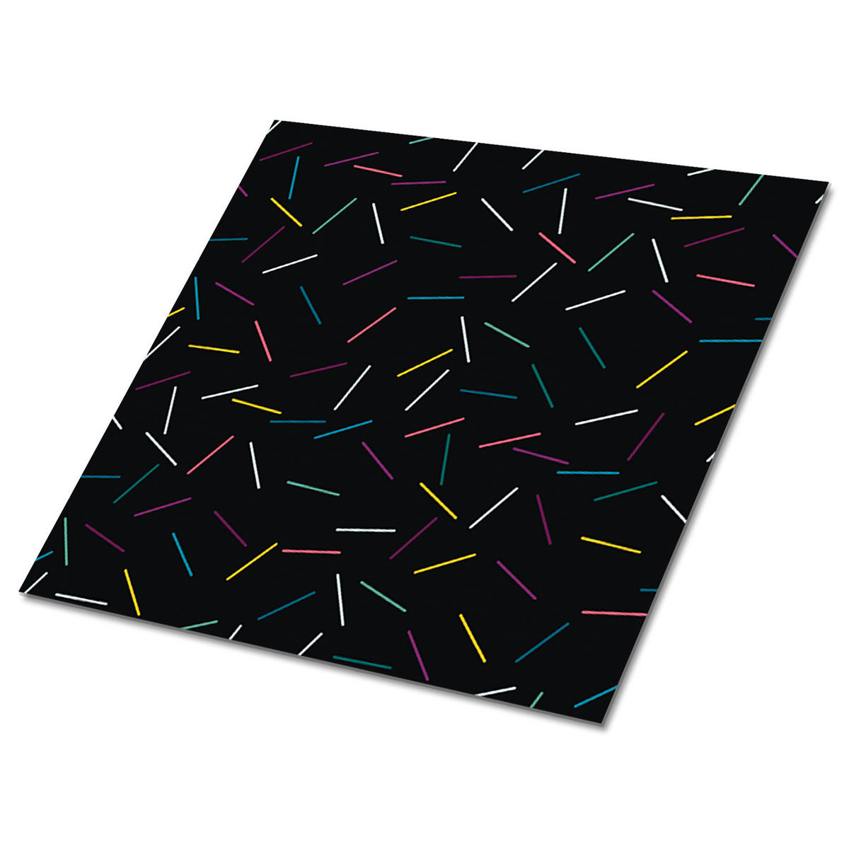 FLIESENAUFKLEBER 9 Stück 30x30 cm selbstklebend Bunte Linien - Multicolor, Textil (30/1.6/30cm) - TULUP