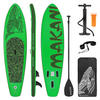 STAND UP PADDLE BOARD Makani Grün - Grün, Kunststoff (320/80/15cm) - ECD-Germany