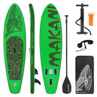 STAND UP PADDLE BOARD Makani Grün - Grün, Kunststoff (320/80/15cm) - ECD-Germany
