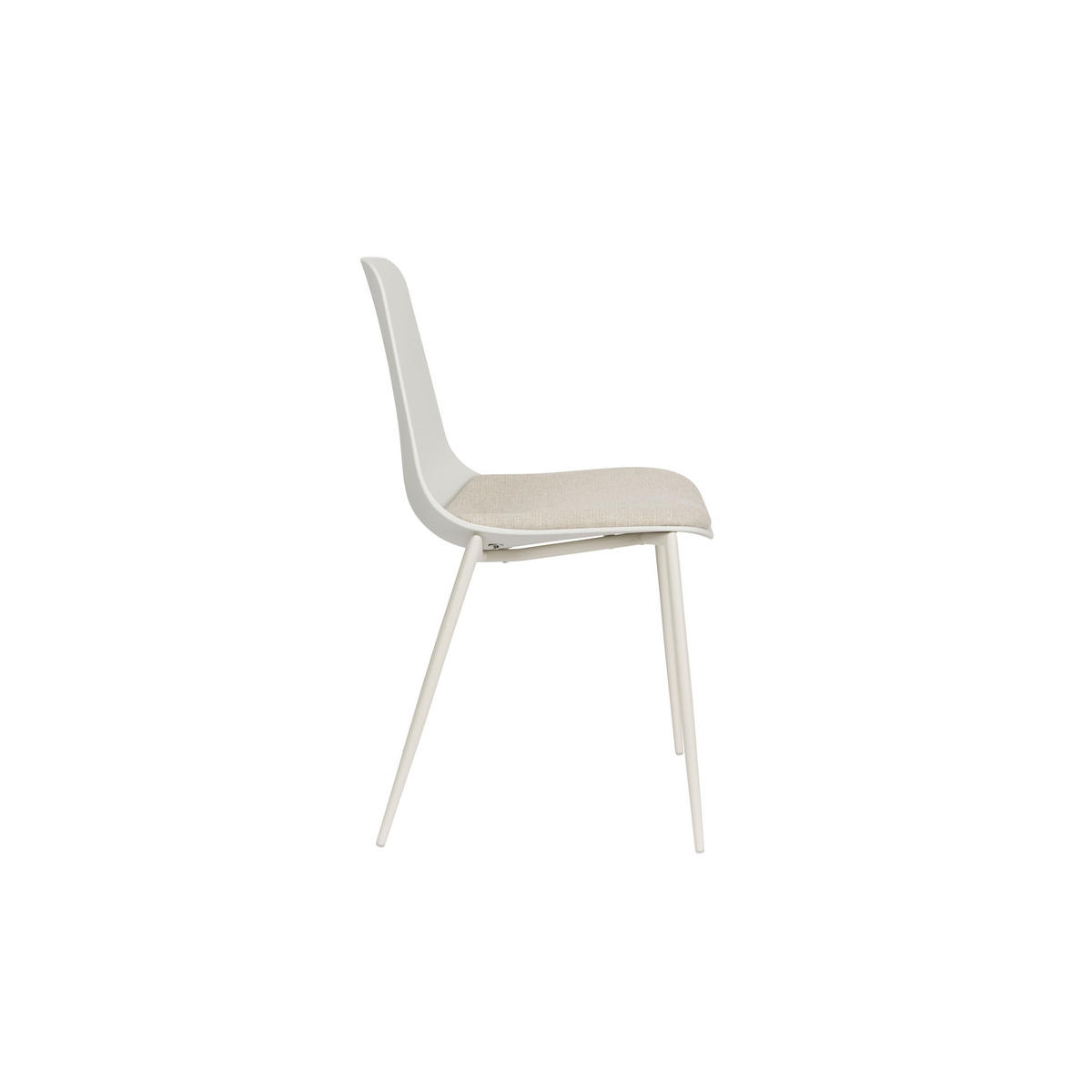ESSZIMMERSTUHL Jeffrey Weiß - 4 er Set - Weiß, Kunststoff (49/88/48.5cm) - Housecraft Living