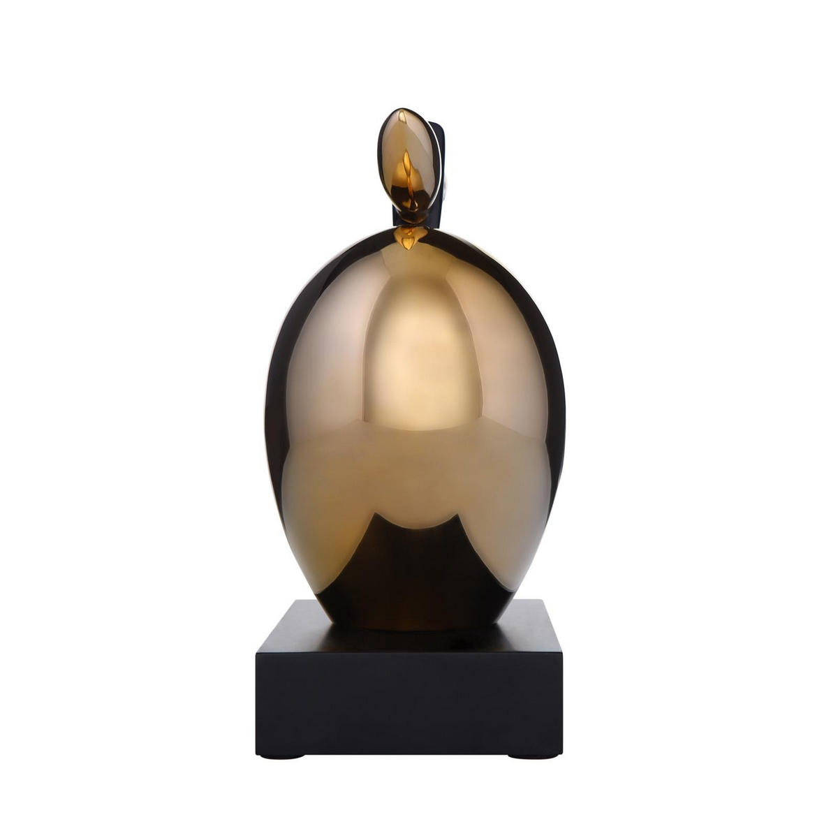 DEKO-OBJEKT APFEL "21 CARAT" Studio 8 Art & Apple gold 28 cm - Goldfarben, Keramik (14/28/24.5cm) - Goebel