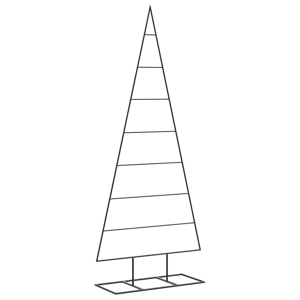 WEIHNACHTSBAUM Metall 65/24/150 Cm Schwarz Stahl - Schwarz, Metall (150cm) - vidaXL