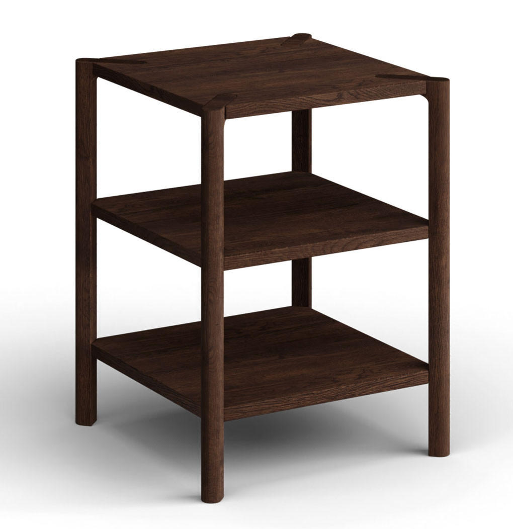 REGAL Campi Eiche Tabak 43 / 43 / 60cm - Eichefarben, Holz (43/60/43cm) - Feldmann-Wohnen