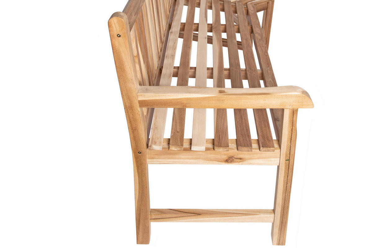 GARTENBANK FELIA - Beige, Holz (210/90/210cm) - SAM