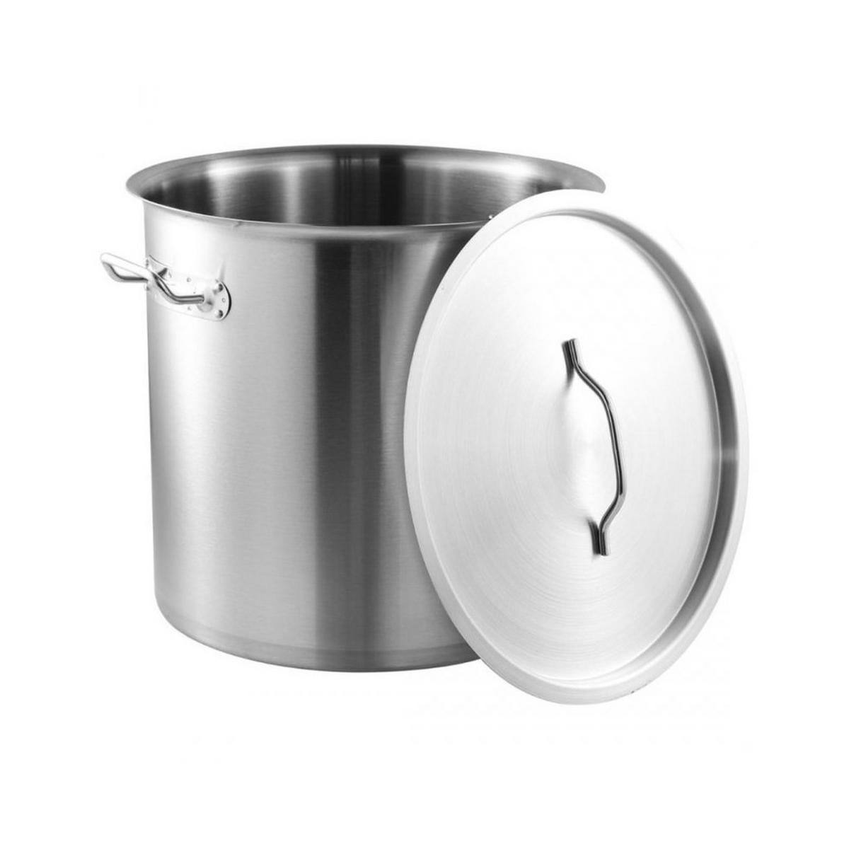 TOPF Silber 46/36/36 cm KH1965 - Silberfarben, Metall (36cm) - Kinghoff 