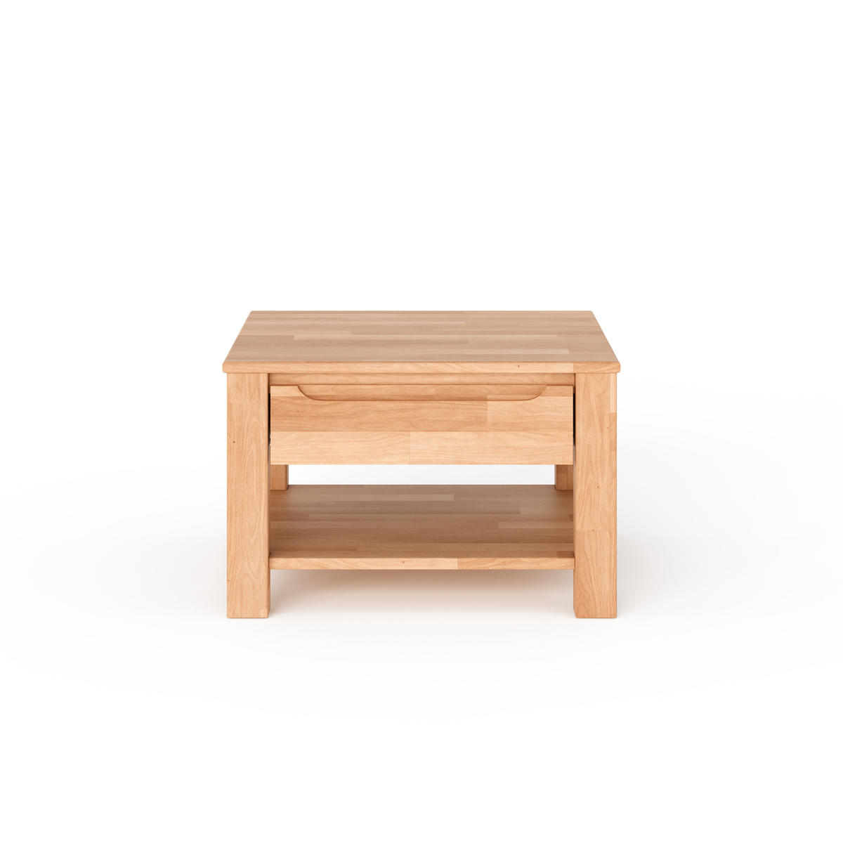 COUCHTISCH Lundvik - Buchefarben, Holz (70/70/45cm) - kiki design