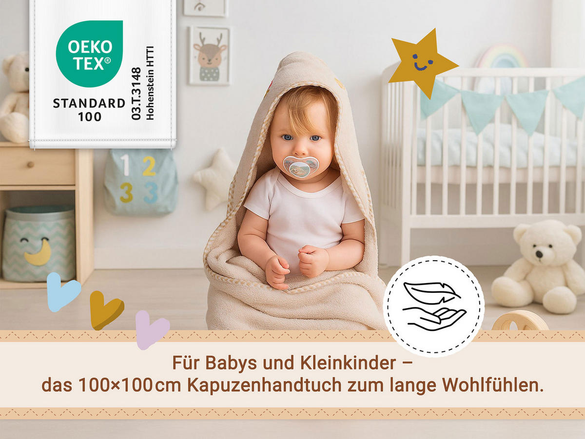 HANDTÜCHER, 100x100 cm, 100% Baumwolle, Braun - Creme, Textil (100/100cm) - Zollner