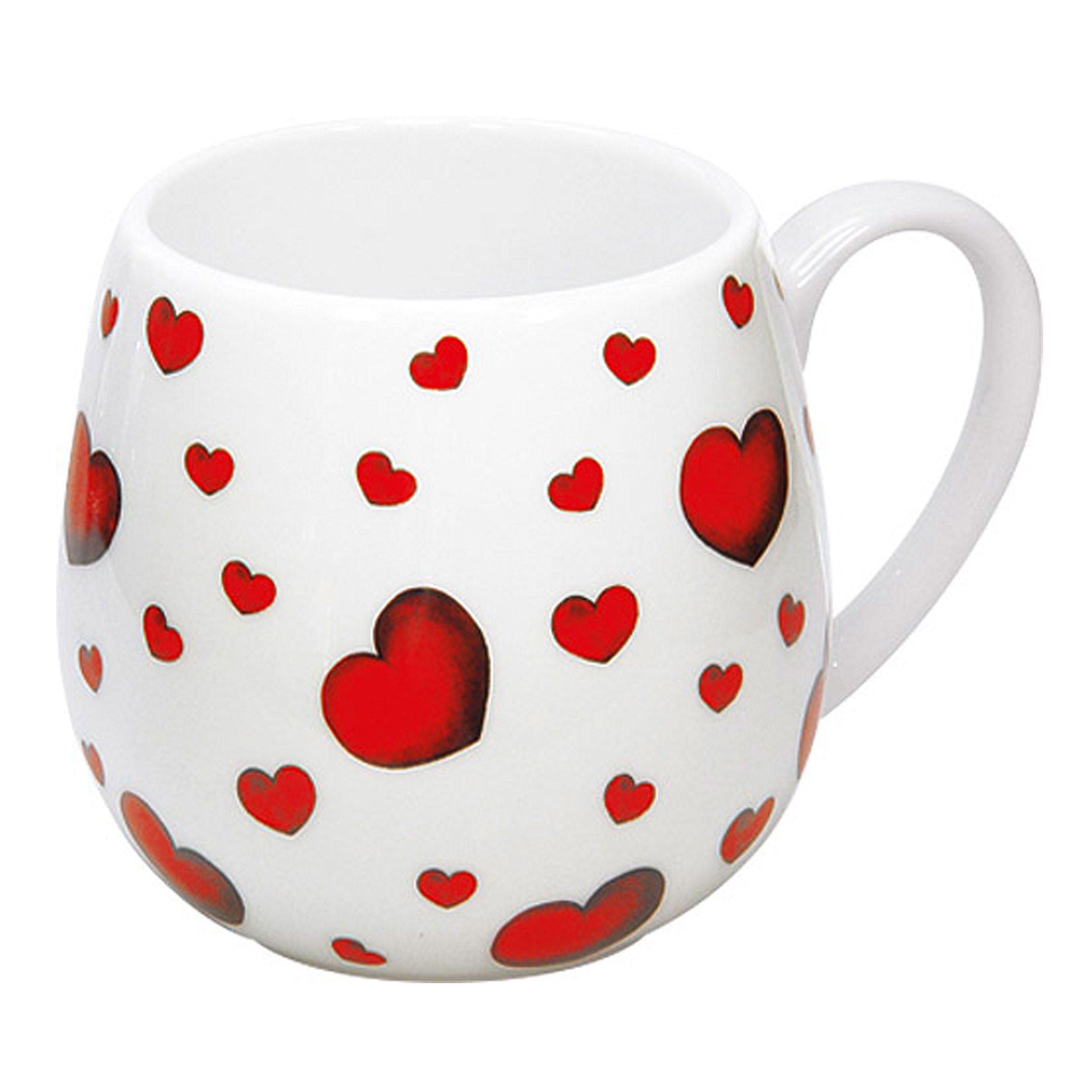 KAFFEEBECHER Little Hearts - Naturfarben, Keramik (0.42L) - Könitz