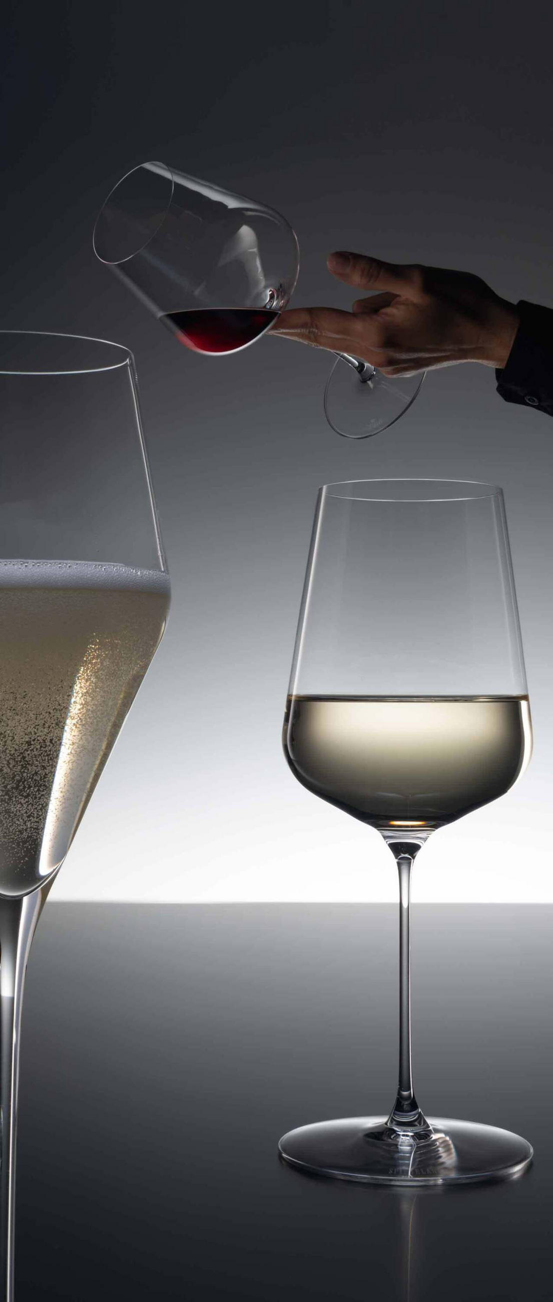 UNIVERSALGLÄSER + POLIERTUCH Definition transparent 550 ml 6er Set - Transparent, Glas (0.55L) - Spiegelau