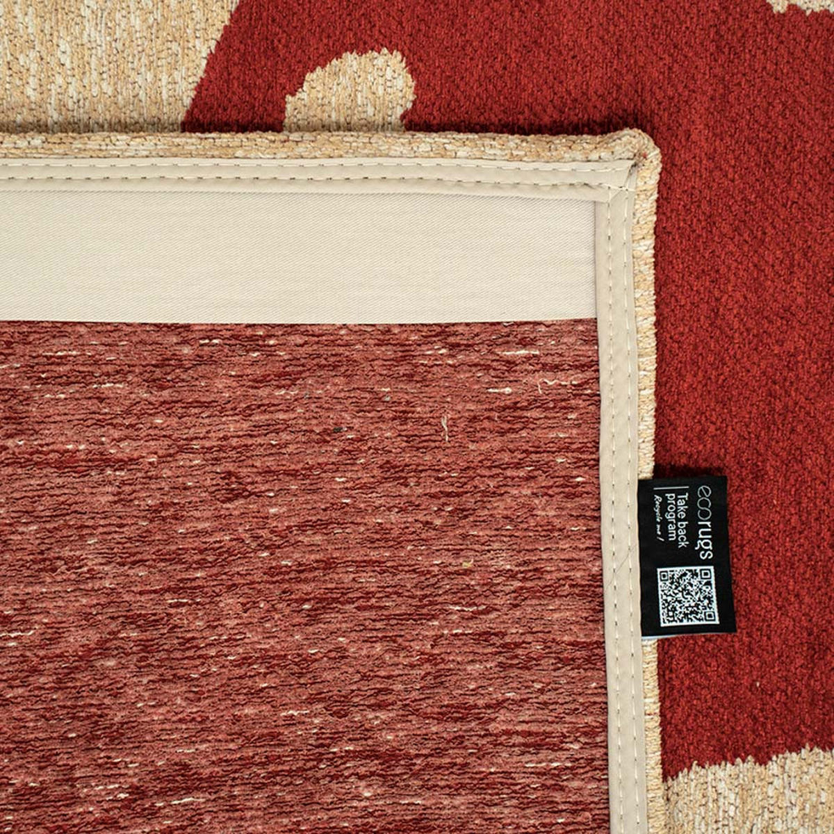 TEPPICH Imperial Red Craft Ribbon 240/340 cm - Rot, Textil (240/340cm) - Louis De Poortere