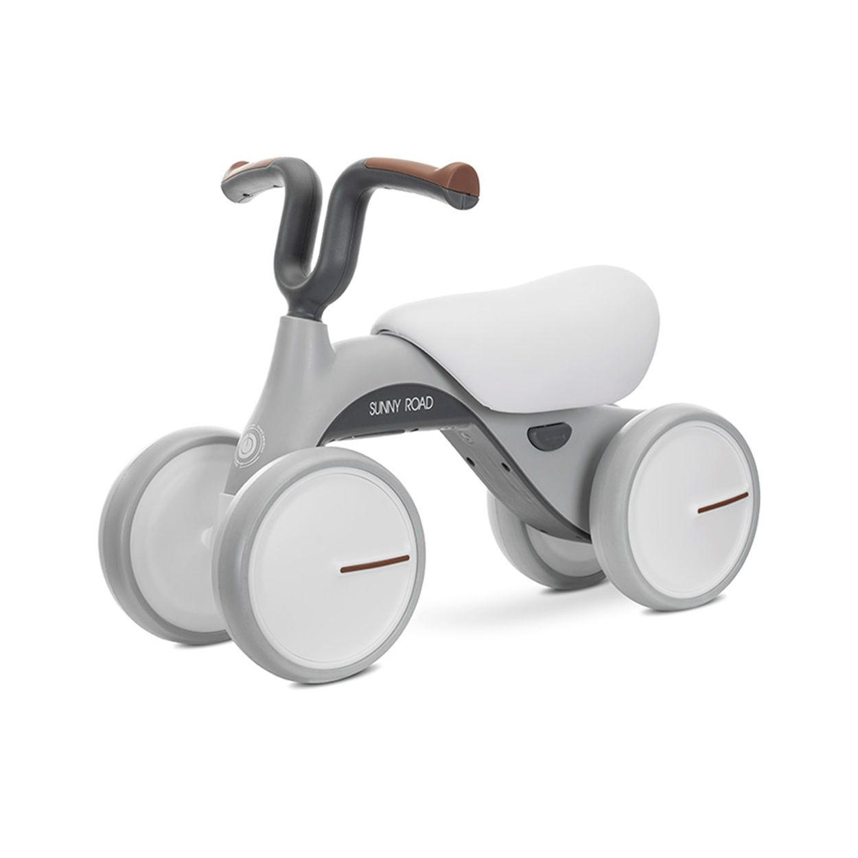 RUTSCHER Sunny Road grau Musik, Licht, EVA-Reifen, Sitz verstellbar - Grau, Metall (55/18/32cm) - Lorelli