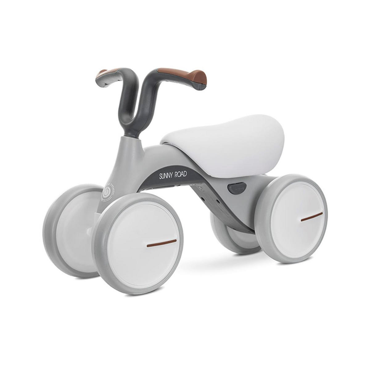 RUTSCHER Sunny Road grau Musik, Licht, EVA-Reifen, Sitz verstellbar - Grau, Metall (55/18/32cm) - Lorelli