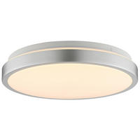 LED DECKENLEUCHTE Livas Nickel/Aluminium/Weiß 33/33/7 cm - Chromfarben, Metall (33/33/7cm) - Brilliant