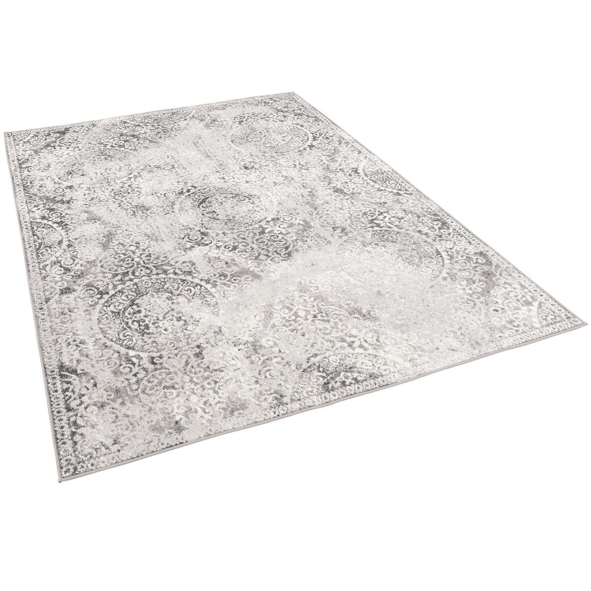 DESIGNER TEPPICH TAWIRA VINTAGE KLASSIK BAROCK - Grau, Textil (200/290cm) - Pergamon