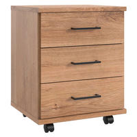 ROLLCONTAINER Home Desk Plankeneiche 46 / 40 / 58cm - Eichefarben, Holz/Holzwerkstoff (46/58/40cm) - Wimex