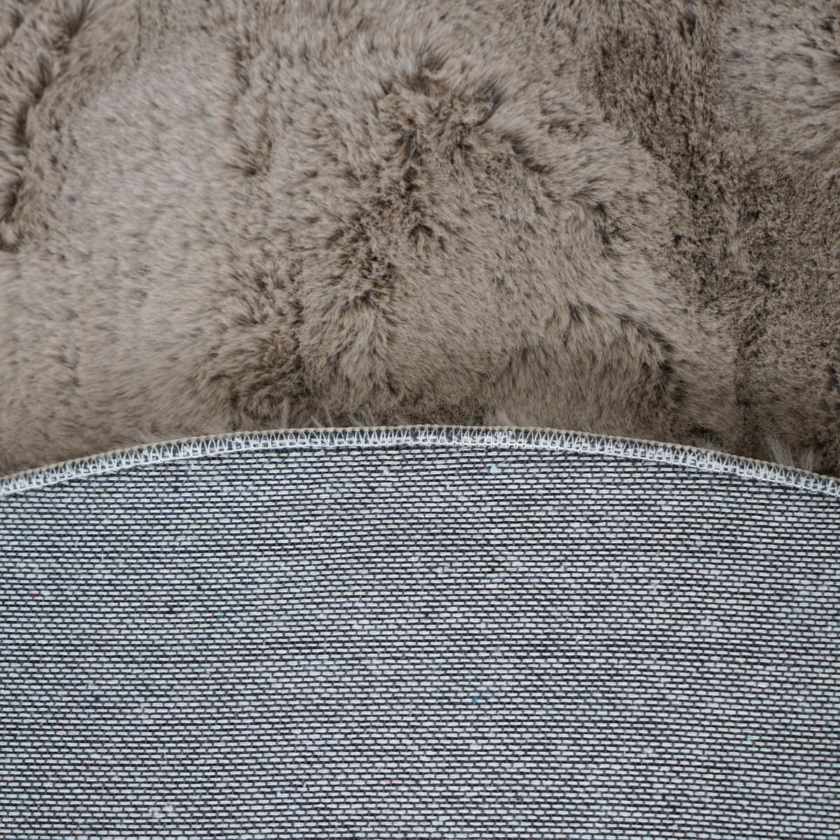 FELLTEPPICH CLOUD SUPER SOFT 200/200 cm Taupe - Taupe, Textil (200/200cm) - Consilio Concept