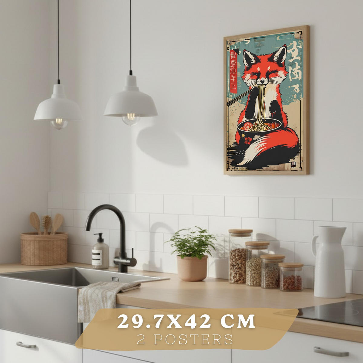 PLAKAT Sada 4 Sada ramen po čtyřech A3 bez rámu - čirá, papír (29.7/1/42cm) - Nacnic