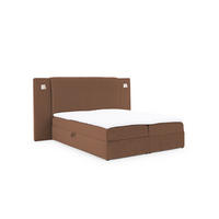 BOXBETT Marten Magic Velvet Set.1 - Braun, Holzwerkstoff/Textil (160/200cm) - Fun Möbel