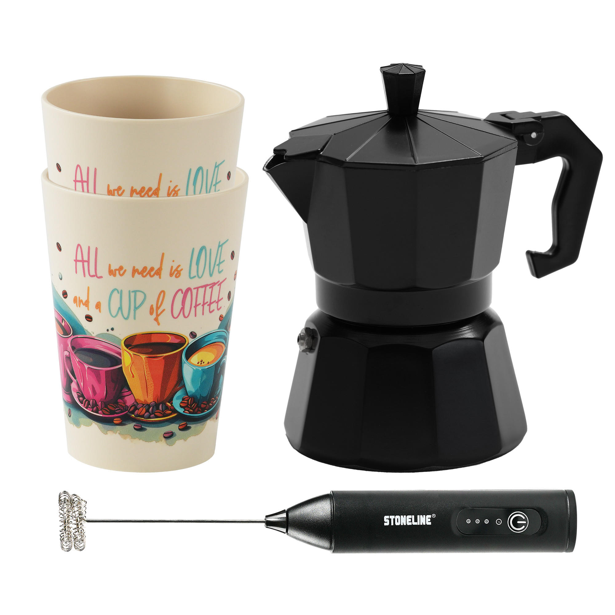 ESPRESSOKOCHER 170 ml - Schwarz, Metall (17.5/15/22.8cm)