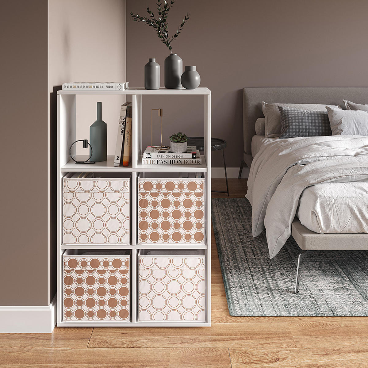 DĚLICÍ STĚNA Bílá - bílá, kompozitní dřevo (72/107.8/29cm) - Vicco