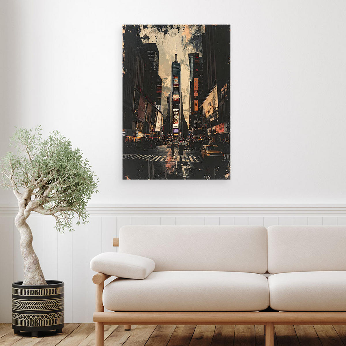 LEINWANDBILD Städte & Architektur 70x100cm - Schwarz, Textil (70/100cm) - Feeby