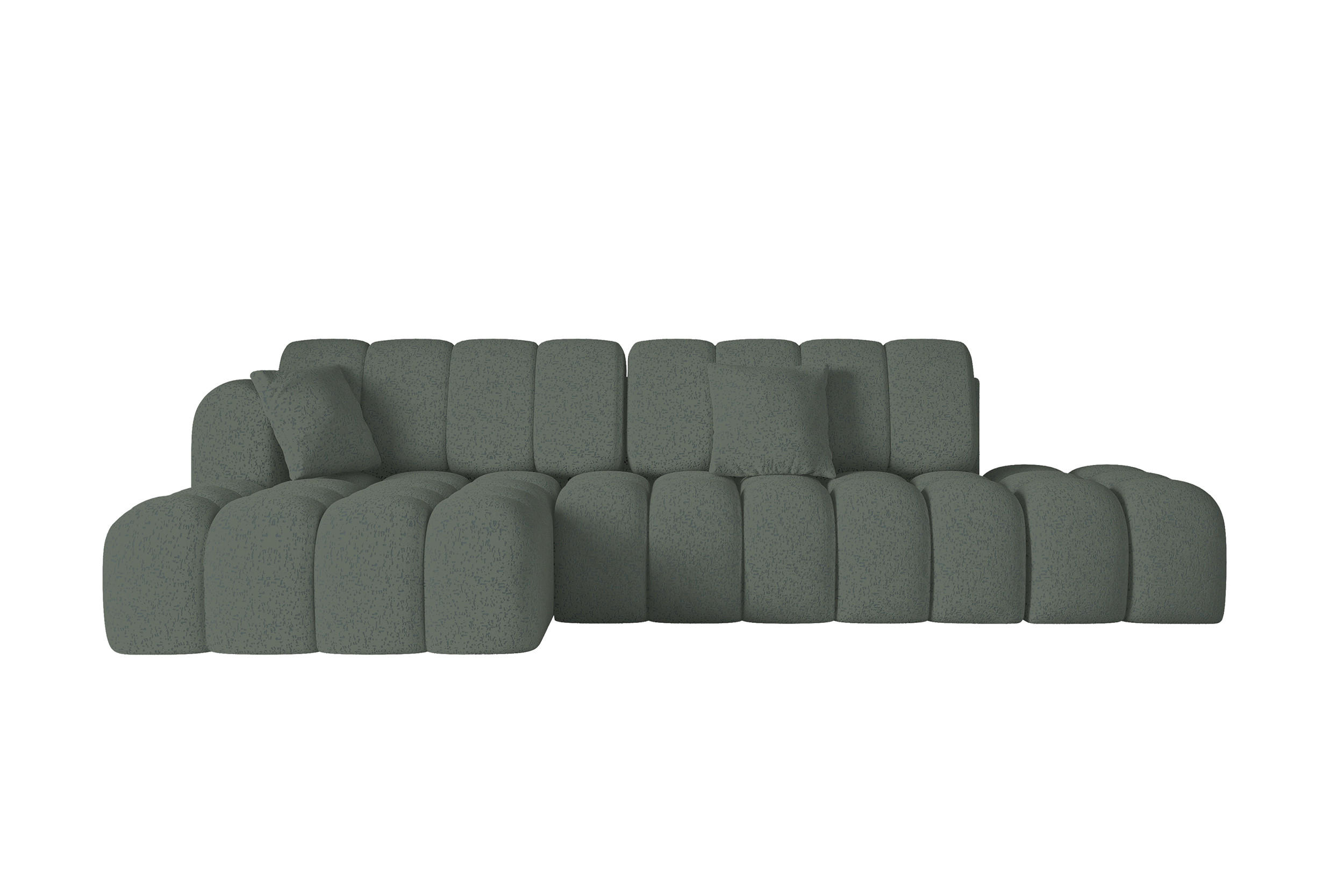 Altdecor Ecksofa Waldgrün 321x164 cm
