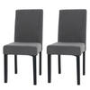 ESSZIMMERSTUHL Grau 2er-Set - Grau, Textil (42/90/50cm) - MCW