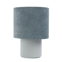 TISCHLAMPE Blau 20/17 cm - Blau, Kunststoff (17/0.7/17cm) - ONZENO