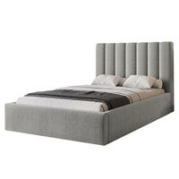 POLSTERBETT CIERO 120x200 cm Grau Boucle (Stoff Abriamo) - mit Bettkasten und Lattenrost - Grau, Holzwerkstoff/Textil (120/200cm) - Ravio