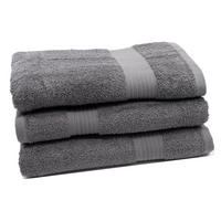 DUSCHTÜCHER, 3er-Set, 70x140 cm, 100% Baumwolle, Grau - Anthrazit, Textil (70/140cm) - Zollner