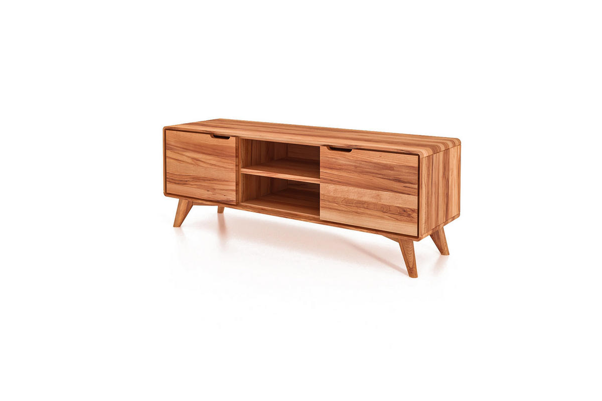 GREG HIFI-SCHRANK Kernbuche - Kernbuche, Holz (134/48/40cm) - byoak