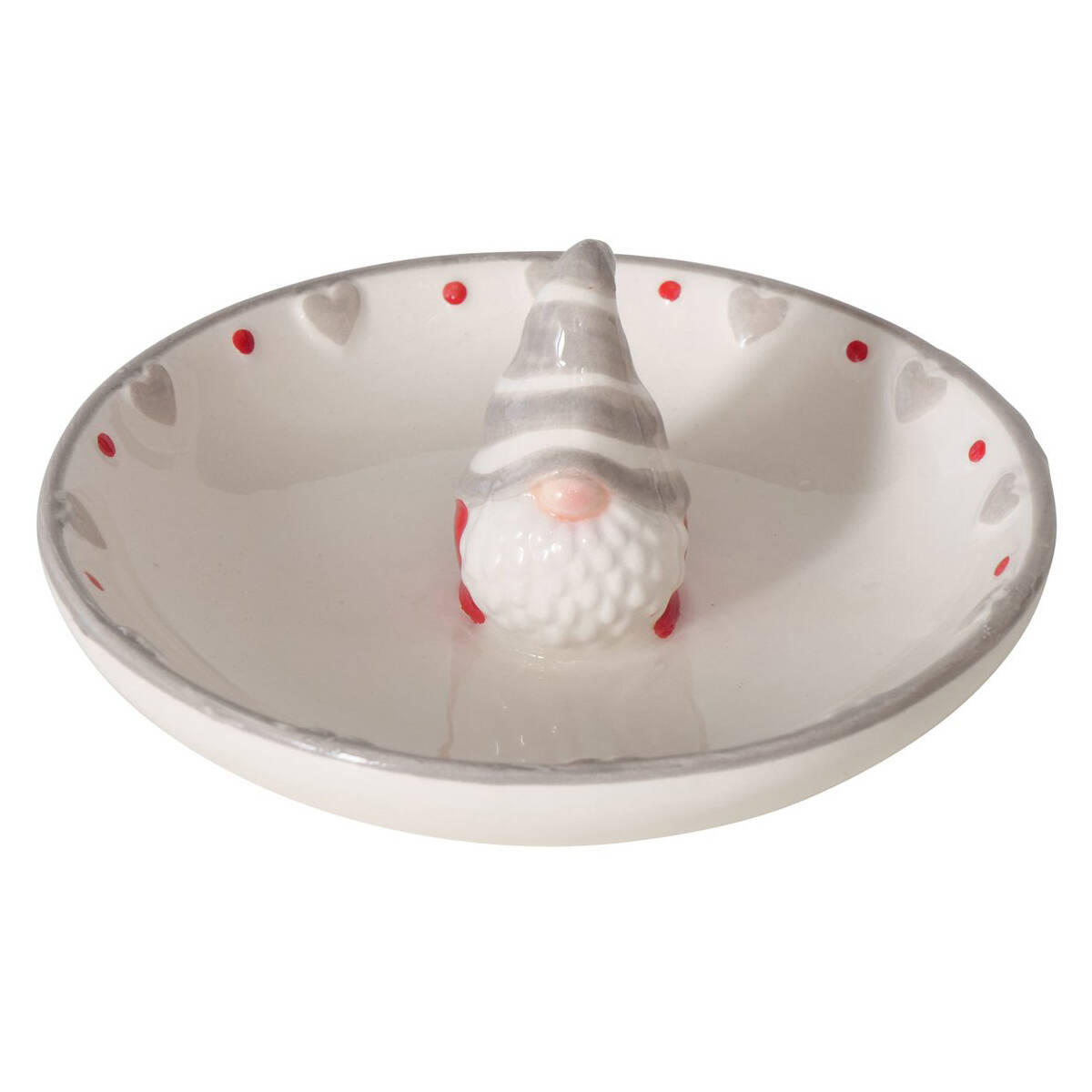 TELLER Nikolaus Ø11 cm - Grau, Stein (11/5/11cm) - Boltze Home