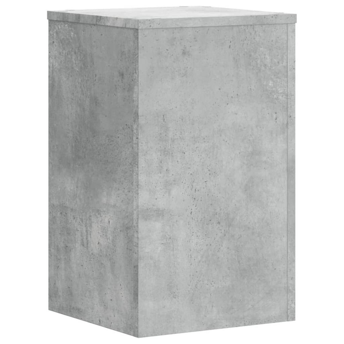 PFLANZENSTÄNDER 2er Set Betongrau 30/30/50 Cm Holzwerkstoff - Grau, Holzwerkstoff (30/50/30cm) - vidaXL