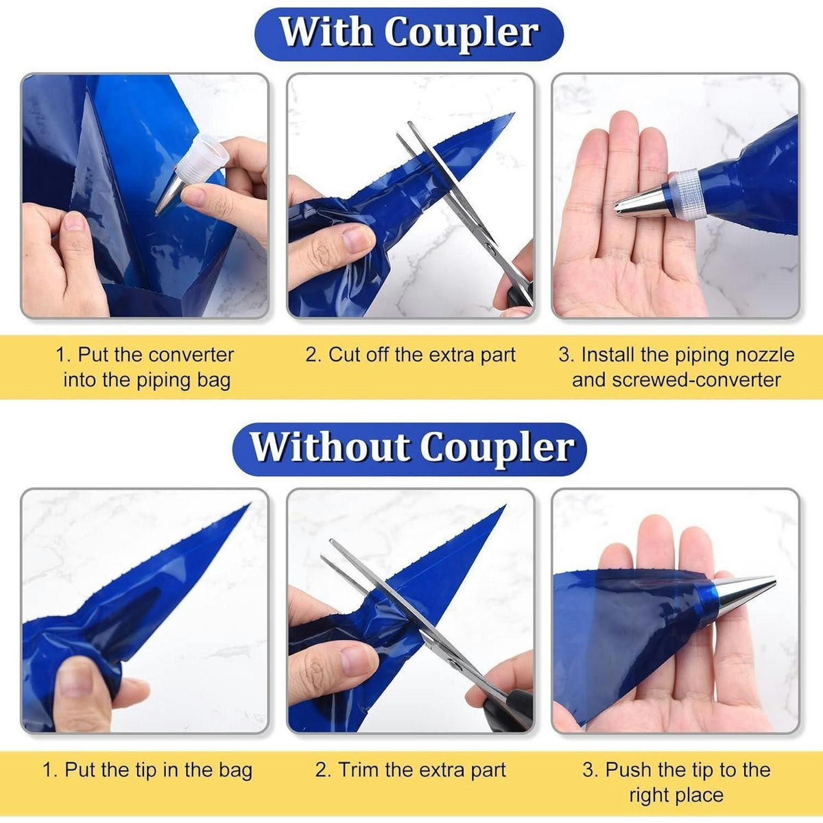 SPRITZBEUTEL 30 Stück extra groß 52 cm - Blau, Kunststoff (52/52/52cm)