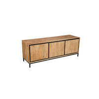 LOWBOARD Hardwood Mangoholz 155 cm / 45 cm Natur - Naturfarben, Holz (150/55/45cm) - Villa Möbel