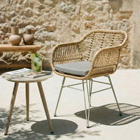 GARTENSTUHL PARAMO - Braun, Textil/Metall (61/82/57cm) - IDIMEX