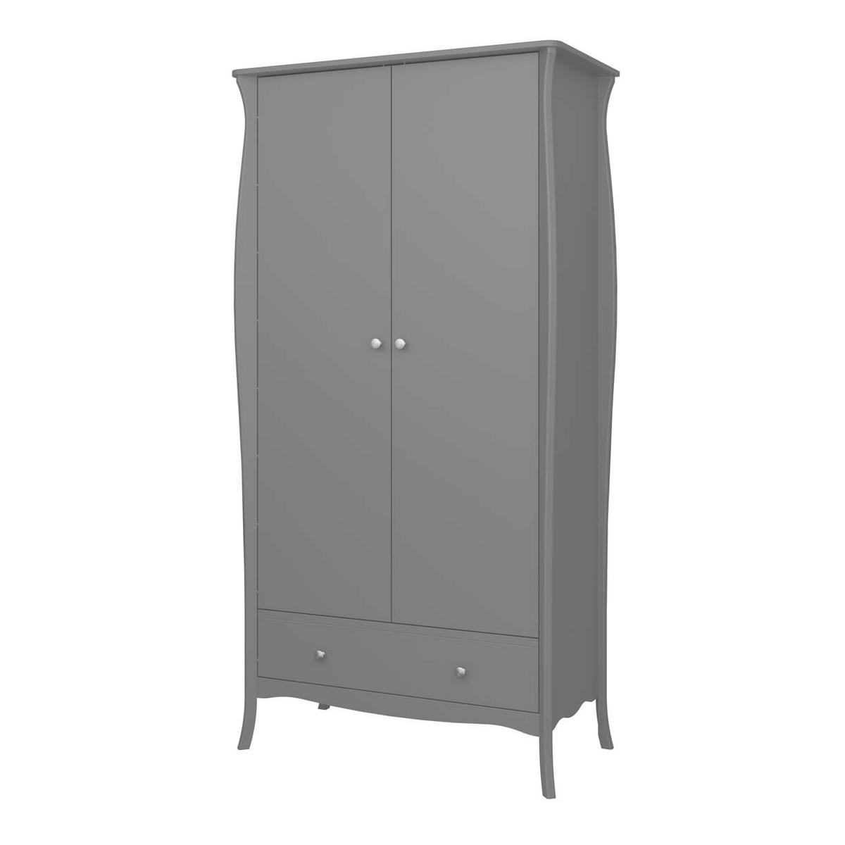 KLEIDERSCHRANK grau - Grau, Holzwerkstoff (99/192/50cm) - ebuy24