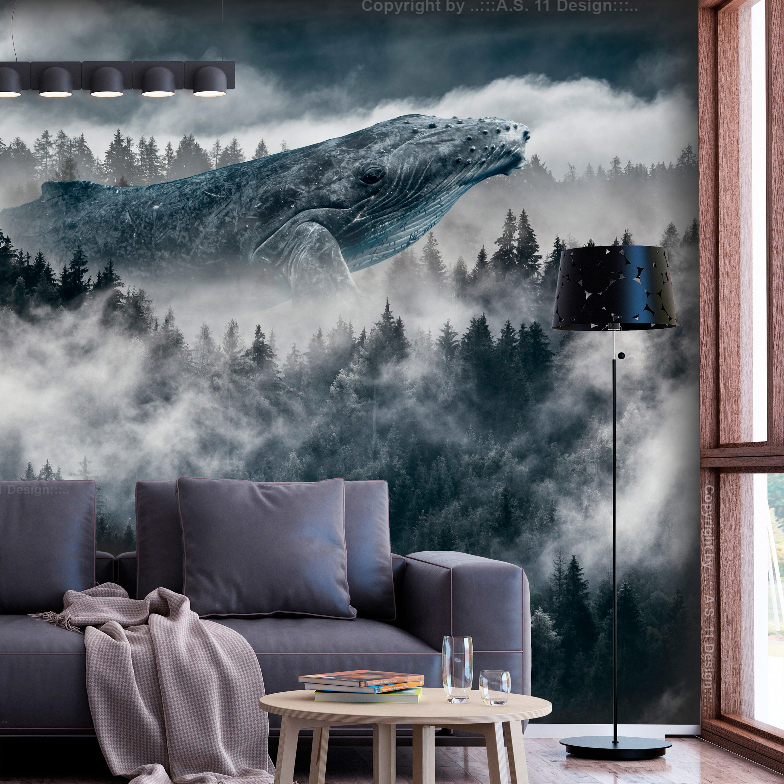 VLIESTAPETE Grau 200/140 cm - Grau/Grün, Textil (200/1cm) - KUNSTLOFT