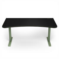 GAMINGTISCH Arena 160/82/71-81 cm Waldgrün - Waldgrün, Metall (82/160/71cm) - Arozzi