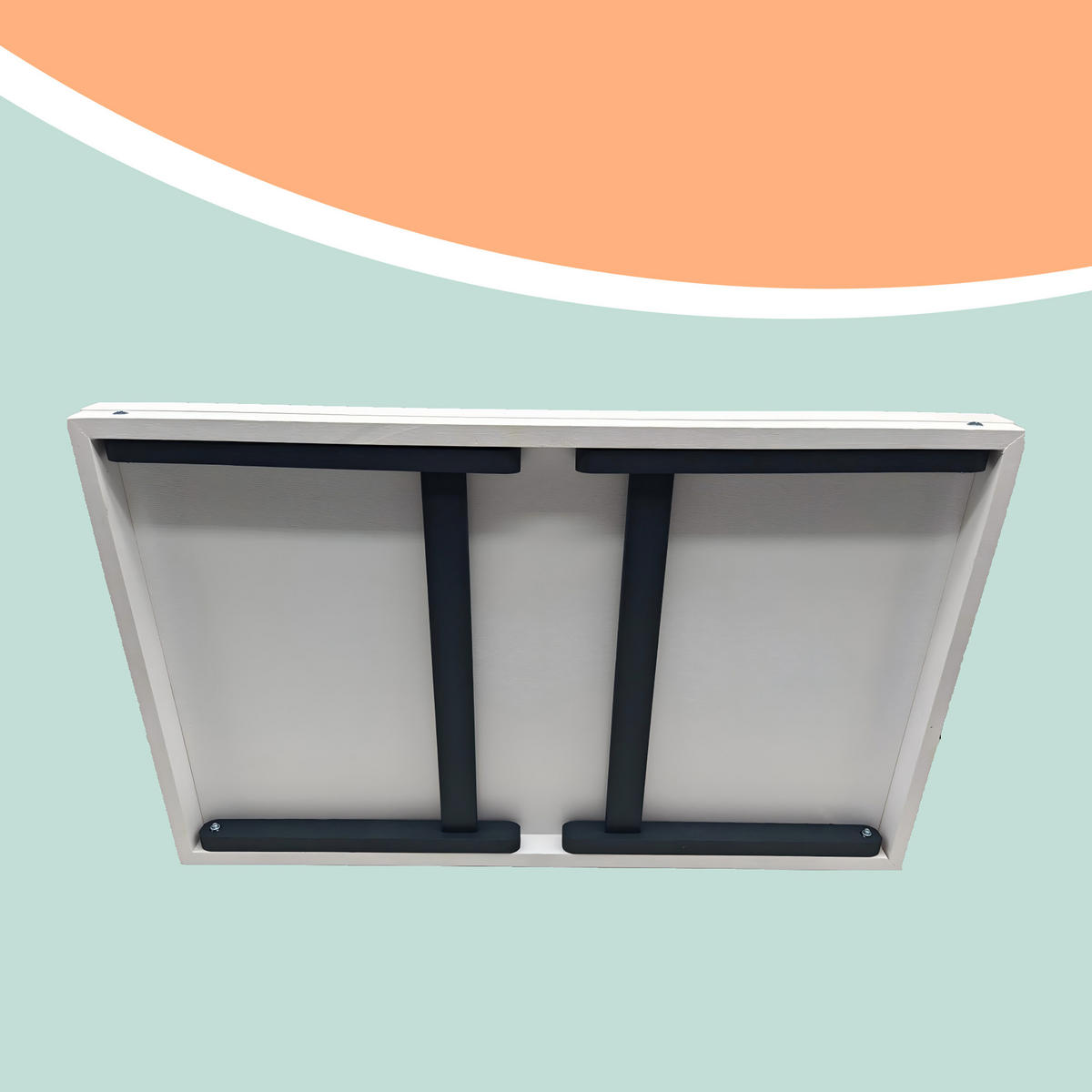 NOČNÝ stolík - biela, drevo - Relaxdays