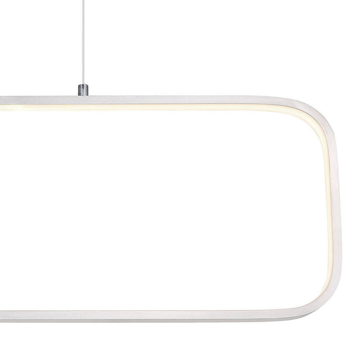 LED HÄNGELEUCHTE SILLA Metall Silber - Silberfarben, Metall (80/10/120cm) - Globo Lighting