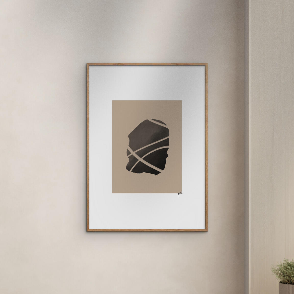 POSTER N. Atelier - Noir Signifie - Schwarz, Papier (30/40/0.1cm) - Poster&Frame