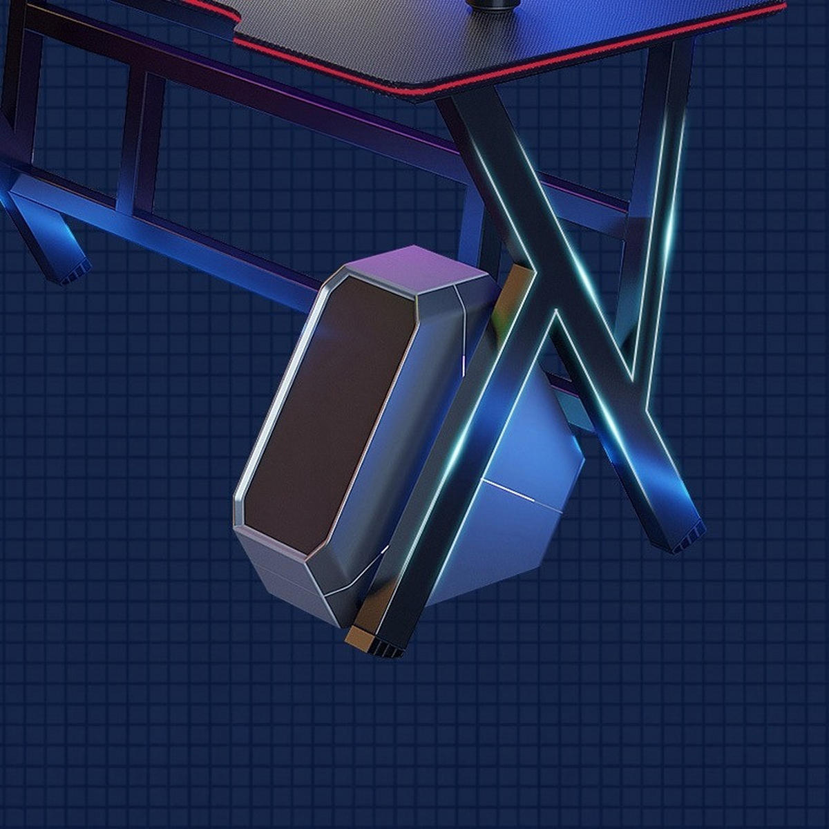 SCHREIBTISCH, schwarz 120x60x74cm - Schwarz, Holzwerkstoff (60/120/74cm)