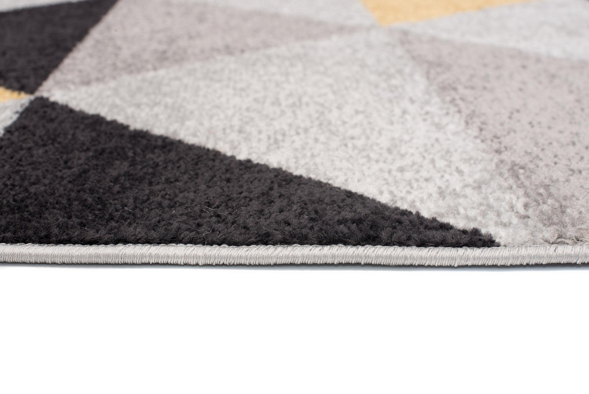 TEPPICH LAZUR Gelb 300/400 cm - Multicolor/Schwarz, Kunststoff (300/400cm) - Tapiso