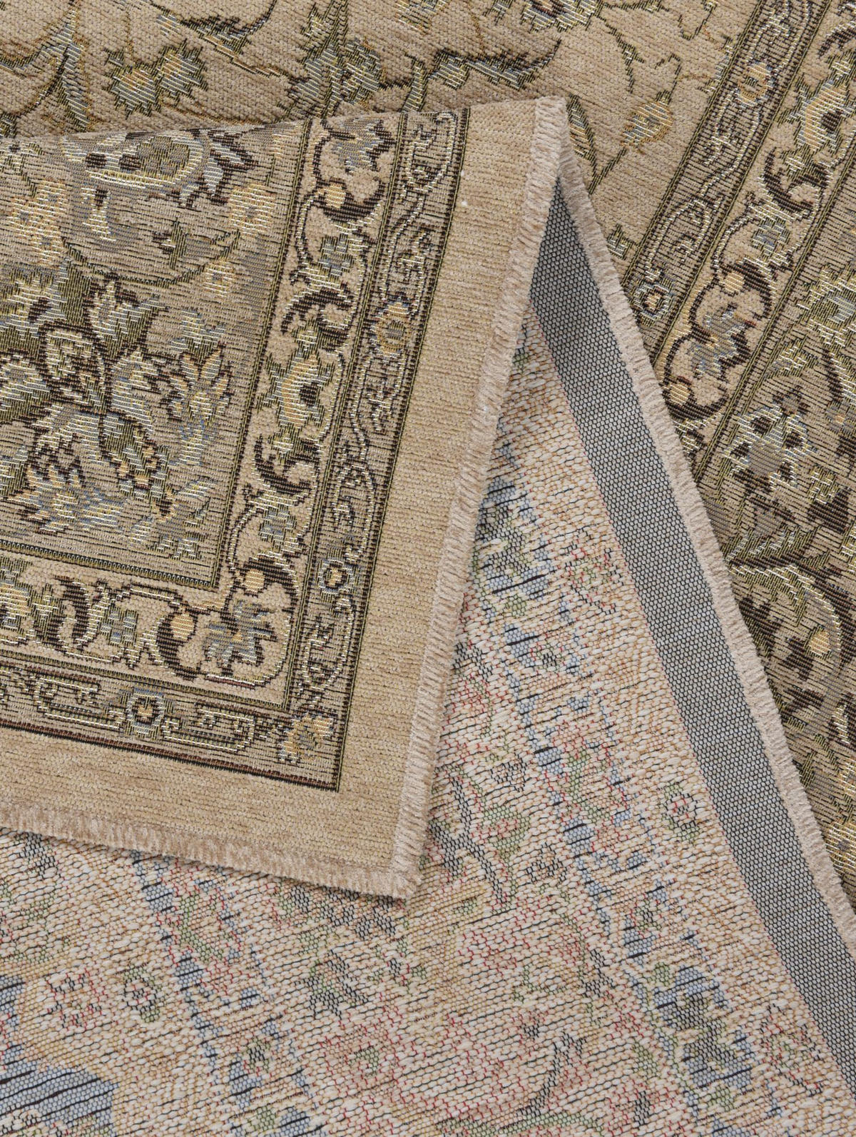 FLACHWEBTEPPICH Flomi Garden 80x150 cm - Beige, Textil (80/150cm) - THEKO