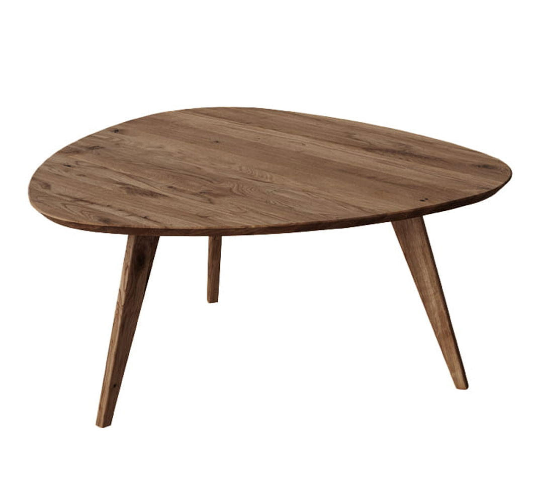 COUCHTISCH Orbetello Eiche Tabacco 96 / 95 / 50cm - Dunkelbraun, Holz (95/96/50cm) - Feldmann-Wohnen