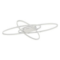 LED-DECKENLEUCHTE Zoe 85/62/7cm - Weiß, Metall (85/62/7cm) - ZMH