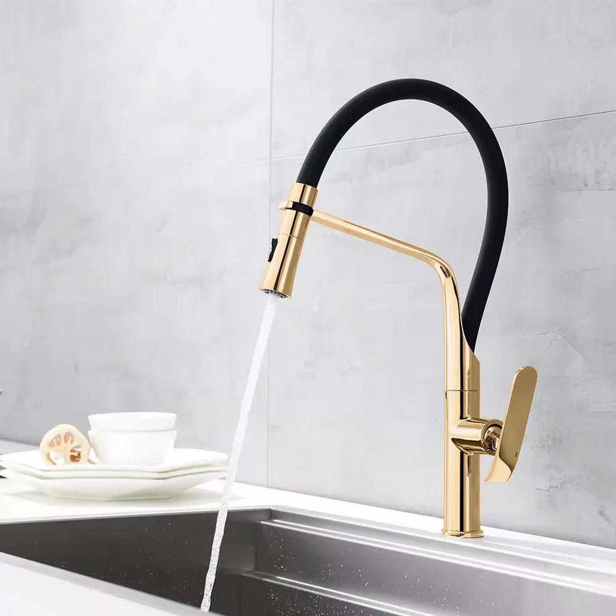 KÜCHEARMATUR Rea Castor Gold - Schwarz, Metall (4.5/48.5/24cm) - REA